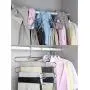 DOIOWN S-Type Stainless Steel Clothes Pants Hangers Closet Storage Organizer for Pants Jeans Scarf Hanging (14.17 x 14.96ins, Set of 3) (8-Pieces) (8 Pack- Silver) DOIOWN S-Type Stainless Steel Clothes Pants Hangers Closet Storage Organizer for Pants Jeans Scarf Hanging (14.17 x 14.96ins, Set of 3) (8-Pieces) (8 Pack- Silver)