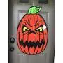 Huge Halloween angry pumpkin door hanger/decoration wall art 22 x 22 Pumpkin thanksgiving Huge Halloween angry pumpkin door hanger/decoration wall art 22 x 22 Pumpkin thanksgiving