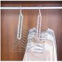 10pcs Non-Slip Plastic Clothes Hanger Random Color Storage Rack Holder Wardrobe Closet Organizer Clothing Space Saving Hanging Hooks