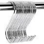 30 Pack ESFUN 3.5 inch Metal S Hooks Steel S Hooks Plants Hanging Hangers for Kitchen Pans Pots Bags Purse Jeans Jewelry Towels 30 Pack ESFUN 3.5 inch Metal S Hooks Steel S Hooks Plants Hanging Hangers for Kitchen Pans Pots Bags Purse Jeans Jewelry Towels