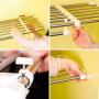 Baoyouni Expandable Closet Shelf Rod Clothes Hanger Rail Metal Wardrobe Storage Rack Heavy Duty Organization Systems Space Saver for Bedroom, Kitchen, Bathroom, Cupboard, 25.59-43.31 Inches