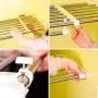 Baoyouni Expandable Closet Shelf Rod Clothes Hanger Organizer Heavy Duty Metal Storage Rack Separator, 15.75-23.62 Inches