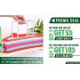 Standing Clothes Hanger Stacker Holder, 2 pcs Drying Rack Caddy Premium Grade PP for Tidier Laundry Room Closet Organizer, Large Capacity Hold Up to 30 Hangers with Manual for Installation