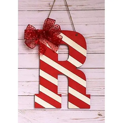 Christmas Door Hanger, Candy Cane Door Sign, Home Decor Christmas Door Hanger, Candy Cane Door Sign, Home Decor