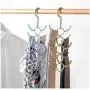 DNJKSA Rotatable 10-Claw Clothes Hanger Windproof Clothes Hanger Handbag Bag Holder Space Saving Clothes Hanger Organizer(5 Pieces/Lot)(Random Color) DNJKSA Rotatable 10-Claw Clothes Hanger Windproof Clothes Hanger Handbag Bag Holder Space Saving Clothes Hanger Organizer(5 Pieces/Lot)(Random Color)