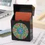 Plastic Business Card Holder with Diamond Painting Cover, Whitelotous DIY Diamond Business Name Card ID Card Bus Card Case Boxes for Men & Women (Flower) Plastic Business Card Holder with Diamond Painting Cover, Whitelotous DIY Diamond Business Name Card ID Card Bus Card Case Boxes for Men & Women (Flower)