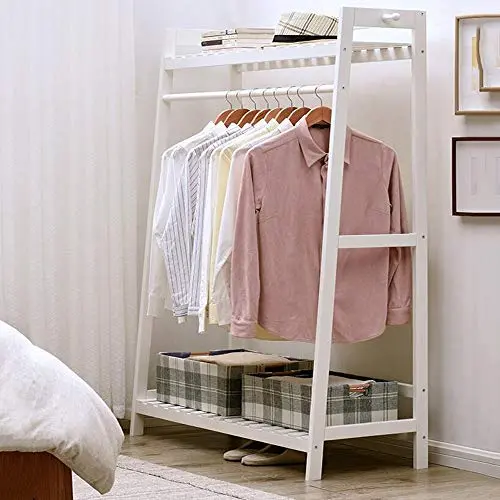 Qing MEI Simple Coat Rack Solid Wood Hanger Floor Bedroom Hanger Simple Modern Clothes Rack Floor Hanger A++ (Color : C, Size : 100CM) Qing MEI Simple Coat Rack Solid Wood Hanger Floor Bedroom Hanger Simple Modern Clothes Rack Floor Hanger A++ (Color : C, Size : 100CM)