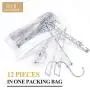 LuLaRine Stainless Steel Magic Hangers Space Saving Hangers Clothes Space Saving Wardrobe Clothing Hanger Organizer Closet (12 Pack)