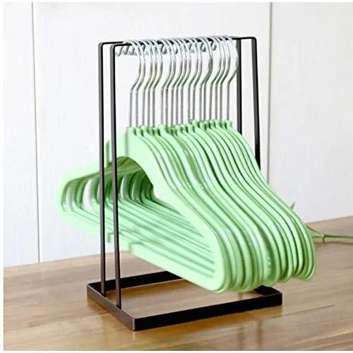 2pcs Iron Clothes Hanger Holder Space Saving Hanger Companion Rack Adult Children Hanger Stand Hanger Organizer for Home Laundry Decoration