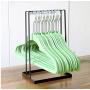 2pcs Iron Clothes Hanger Holder Space Saving Hanger Companion Rack Adult Children Hanger Stand Hanger Organizer for Home Laundry Decoration