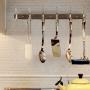HOMFA Coat Hook Wall Mounted Stainless Steel Hook Rack with 6 Dual Hanger Hooks for Coats, Hats, Scarves, key