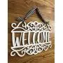 Fall Wreath for Front Door - Scroll Welcome Sign Door Hanger - Everyday Country Wreath - Neutral Door Hanger - Modern Welcome Sign -All Year Fall Wreath for Front Door - Scroll Welcome Sign Door Hanger - Everyday Country Wreath - Neutral Door Hanger - Modern Welcome Sign -All Year