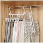 2PC 3D Space Saving Hanger Magic Clothes Hanger Holders with Hook Closet Organizer Rack Organizer Home Hanger Foldable Clothes Clip Decoration 2PC 3D Space Saving Hanger Magic Clothes Hanger Holders with Hook Closet Organizer Rack Organizer Home Hanger Foldable Clothes Clip Decoration