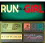 Race Medal Holder/Athletic Medal Hanger - RUN LIKE A GIRL. Wood Wall Mounted Medal Organizer. CUSTOMIZATION Available