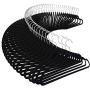 Good concept 100Pcs Hangers Hook Velvet Clothes Suit/Shirt/ Pants Non Slip Storage Organize Good concept 100Pcs Hangers Hook Velvet Clothes Suit/Shirt/ Pants Non Slip Storage Organize