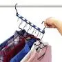 Wonder Hanger Heavy Duty 360 Swivel Action Hanger, Pack of 4 in Navy - Keep Your Clothes Organized and Wrinkle-Free! Wonder Hanger Heavy Duty 360 Swivel Action Hanger, Pack of 4 in Navy - Keep Your Clothes Organized and Wrinkle-Free!