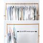 CLFAF Hanger Organizer, Multifunctional Clothes Hangers Plastic Non Slip Magic Hangers 360° Swivel Hooks for Shirts Camisole-White 6-Pack