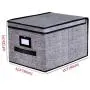 Onlyeasy Collapsible Storage Bins Pack of 3 - Foldable Storage Boxes Containers Organizer with Dust-Proof Lids and Strong Handles, 11.8 Onlyeasy Collapsible Storage Bins Pack of 3 - Foldable Storage Boxes Containers Organizer with Dust-Proof Lids and Strong Handles, 11.8