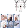 Wall Mounted Retractable Clothes Airer - Ceiling Mounted Laundry Drying Rack-Space Save-Laundry Rack Drying Hanger Clotheshorse