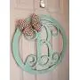 Circle Monogram Door Hanger - Spring Door Hanger - Wood Circle Door Monogram - Wood Monogram Hanger - Neutral Door Decoration Circle Monogram Door Hanger - Spring Door Hanger - Wood Circle Door Monogram - Wood Monogram Hanger - Neutral Door Decoration