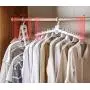 EvaroFly Multipurpose Folding Hanger, Storage Save Space Clothes Hanger, Household Travel -red 56x42x28cm