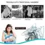 jiankun 6 Pack Portable Folding Clothes Hangers,Drying Rack for Family, Travel,Car and Camp