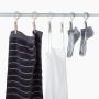 JCBIZ 20-Pack Drying Clips Laundry Hooks, Portable Clothes Pins Hanging, Plastic Clips Hanger Best for Home Travel Outdoor - (Grey)