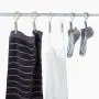 JCBIZ 20-Pack Drying Clips Laundry Hooks, Portable Clothes Pins Hanging, Plastic Clips Hanger Best for Home Travel Outdoor - (Grey)