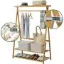 Y.H.Valuable Coat Racks Simple Coat Rack Clothes Stand Hanger Hall Hanging Rod Bedroom Hat Handbag Clothes Tree Floor Hanger Entryway Furniture (Color : 110cm)
