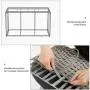 SONGMICS Storage Chest with Cotton Liner, Storage Trunk Rattan-Style, Laundry Hamper with Lid and Handles, for Bedroom Closet Laundry Room, 29.9 x 17.7 x 18.1 Inches, Gray URST76WG SONGMICS Storage Chest with Cotton Liner, Storage Trunk Rattan-Style, Laundry Hamper with Lid and Handles, for Bedroom Closet Laundry Room, 29.9 x 17.7 x 18.1 Inches, Gray URST76WG
