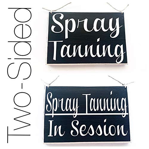 8x6 Spray Tanning In Session Double Sided Custom Wood Sign Spa Do Not Disturb Welcome Wall Door Hanger handmade Sign 8x6 Spray Tanning In Session Double Sided Custom Wood Sign Spa Do Not Disturb Welcome Wall Door Hanger handmade Sign