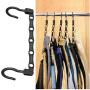 10pc Black Space Saving Hanger Plastic loset Hook Cloth Hanger Wardrobe Organizer Space Saver Bathroom Door Kitchen Towel Holder Decoration