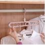 Space Saver Hangers 10PC Random Color Wonder Magic Clothes Hangers Closet Organizer Hook Rack
