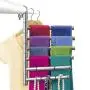 Lynk Hanging Pivoting Scarf Rack and Accessory Holder - Closet Hanger Organizer Rack - Platinum Lynk Hanging Pivoting Scarf Rack and Accessory Holder - Closet Hanger Organizer Rack - Platinum
