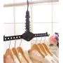 Faithtur Magic Clothes Hanger Closet Organizer Multi-Functional Space Saving Foldable Drying Rack for Clothing (1, Black) Faithtur Magic Clothes Hanger Closet Organizer Multi-Functional Space Saving Foldable Drying Rack for Clothing (1, Black)