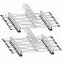 SONGMICS Hangers 24 Pack Metal Pants Hangers, 15.7 Inch Long Skirt Hangers with Adjustable Clips and Chrome Plated, 360° Swivel Hook UCRI006BK SONGMICS Hangers 24 Pack Metal Pants Hangers, 15.7 Inch Long Skirt Hangers with Adjustable Clips and Chrome Plated, 360° Swivel Hook UCRI006BK