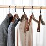 Iddefee Clothes Hanger Hangers for Adult Wooden Collection Everyday Standard Use Clothing Hangers Suit Clothes Hangers 10 Pack for Home Pants Hangers (Color : A, Size : 39x23cm)