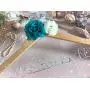 Wedding Dress Hangers - Rose/gold wire Personalized Bridal Hanger with flower,Customized Hanger, Wedding Gift, Wedding Hanger, Bridal shower Gift, Bridesmaid hanger