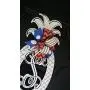 Patriotic Pineapple Monogram Door Hanger Decor Summer Pineapple Decor Monogram Pineapple Welcome Independence Day Decor Pineapple Door Hanger Monogram Wedding Gift Double Door Hangers July Decor