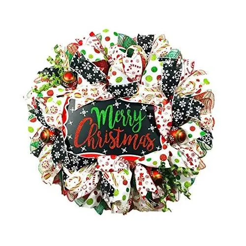 Merry Chirstmas Door Hanger, Handcrafted, 24 Inxches