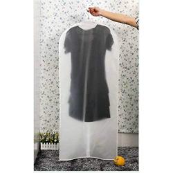 Plastic Pearl Bow Clothes Hangers Hook Rack + Garment Protective Bag Adults