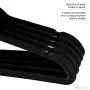 ZOBER Premium Kids Velvet Hangers (14” Inch - 50 Pack) Non Slip Junior Hangers, Ultra Slim Space Saving Childrens Hangers - 360° Swivel Hook, Strong & Durable Preteen Hangers (Medium)