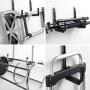 Ihomepark Heavy Duty Garage Storage Utility Hooks with Jumbo Arm, Wall Mount Garage Hanger & Organizer for Ladder Tool Chair Hose(6 Pack - Black)