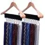 2 Pack Belt and Tie Organizer Hanger, 10 Belt Rack and 10 Tie Rack - Change Your Clothes Hanger to Belt Tie Organizer Hanger - Space Saver Closet Storage Holder for Scarves, Tank Tops, Bras, Jewelry 2 Pack Belt and Tie Organizer Hanger, 10 Belt Rack and 10 Tie Rack - Change Your Clothes Hanger to Belt Tie Organizer Hanger - Space Saver Closet Storage Holder for Scarves, Tank Tops, Bras, Jewelry