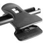 HANGERWORLD 60 Black 13.7inch Plastic Coat Clothes Garment Pants Skirt Hangers Adjustable Clips