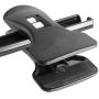 HANGERWORLD 20 Black 13.4inch Plastic Coat Clothes Garment Pants Skirt Hangers with Adjustable Clips