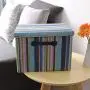 TheWarmHome Decorative Storage Boxes with Lid for Office Organizer|Decorative Storage Baskets Organizer Bins with Lids|Empty Gift Basket Toy Bin