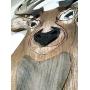 Deer Head Coat Rack, Hat Rack, Decorative Home Storage, Handmade on Engraved Rustic Wood, Key Hanger, Dog Leash Holder, Entryway Foyer Hallway Office Bedroom Man Cave Hunter Decor, Wall Mount