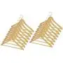 Whitmor GRADE A Natural Wood Suit Hangers (Set of 16) Whitmor GRADE A Natural Wood Suit Hangers (Set of 16)