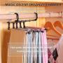 ECKOO 1 Pack 5-Layers Foldable Adjustable Pants Hangers,Hanger Space Saver for Pants Trousers Scarf Tie Belt,5 in 1 Multi-Layer Stainless Steel Pants Rack for Wardrobe,Home Storage and Organizer-Black ECKOO 1 Pack 5-Layers Foldable Adjustable Pants Hangers,Hanger Space Saver for Pants Trousers Scarf Tie Belt,5 in 1 Multi-Layer Stainless Steel Pants Rack for Wardrobe,Home Storage and Organizer-Black